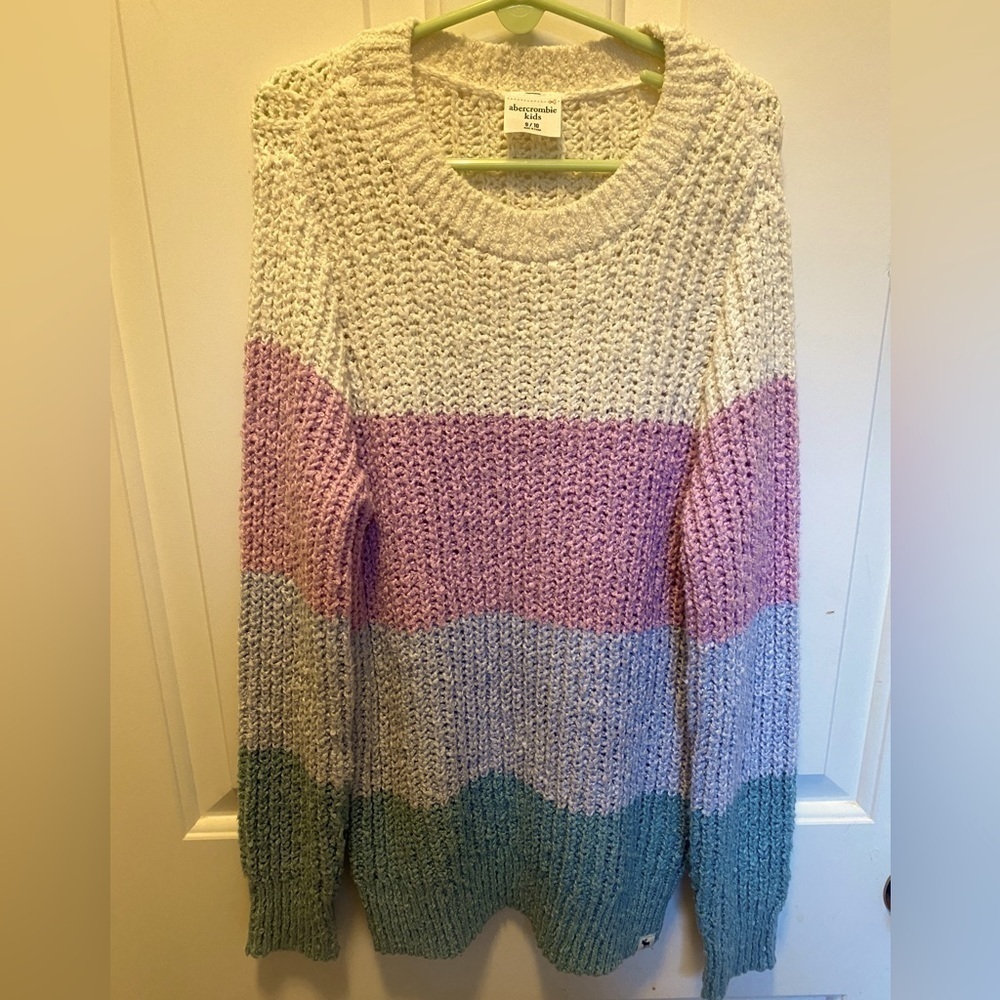 ABERCROMBIE kids pastel colors sweater